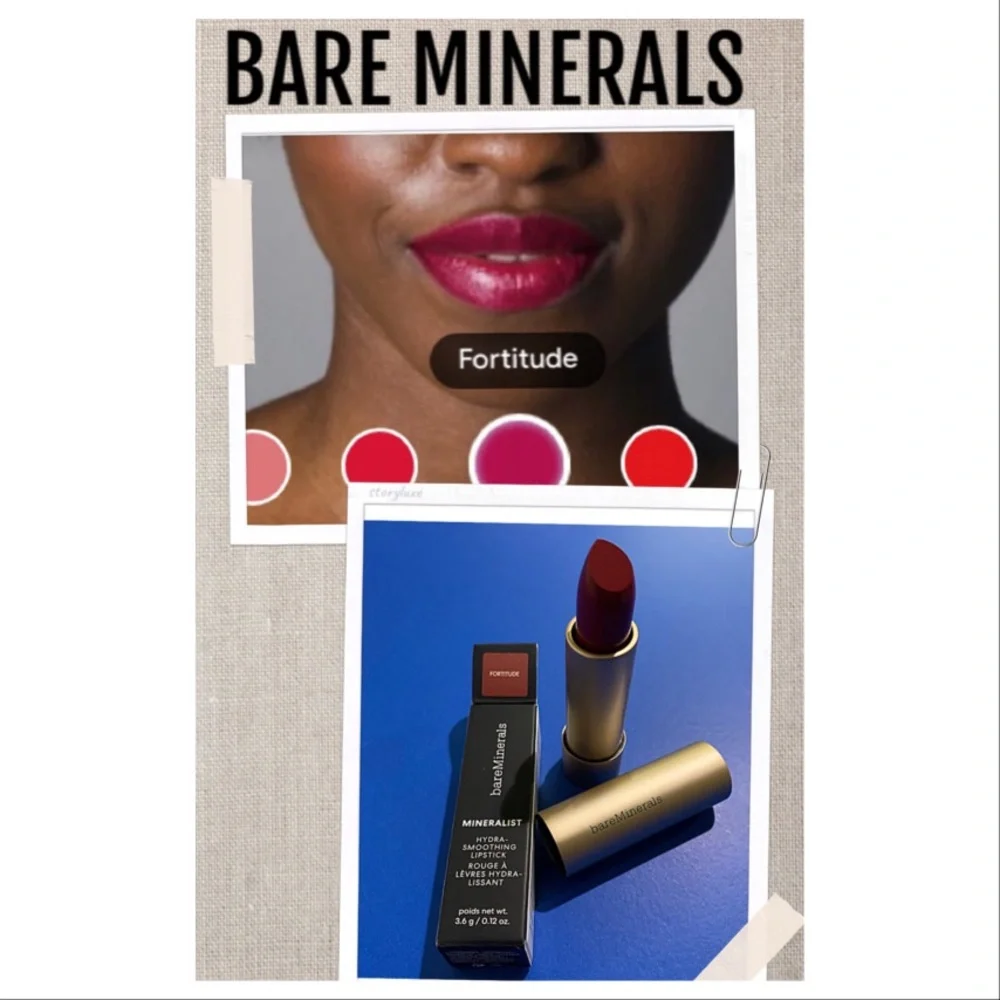 Flash Sale Bare Minerals Lipstick NIB MINERALIST LIPSTICK in FORTITUDE NIB